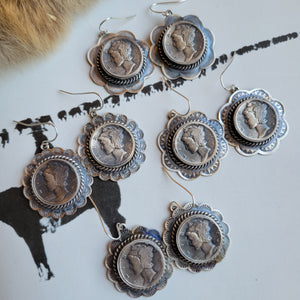 The Saratoga Dime Earrings