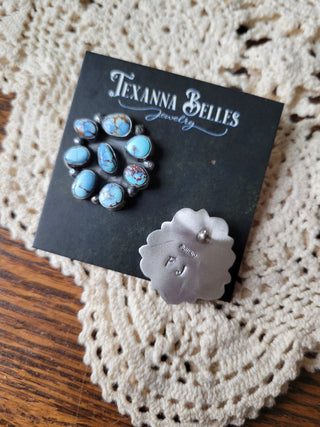 The Daisy Cluster Studs - Golden Hills