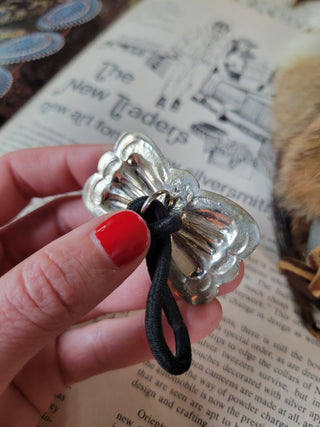 The Rowan Bowtie Concho Hair Tie