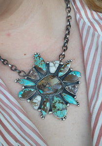 The Whirlwind Cluster Necklace - Paula