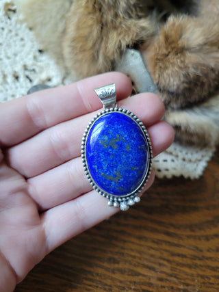 Mr Bluebird Pendant - Lapis