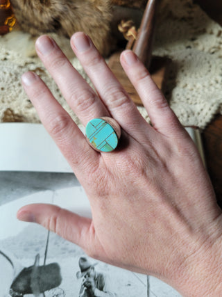 The Pops Inlay Ring - Sz 10.5