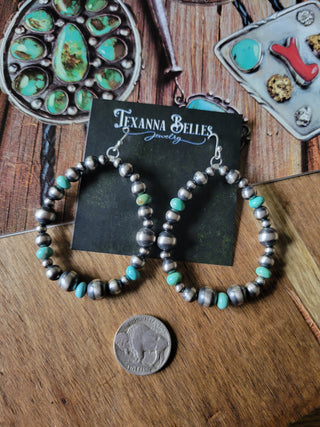 The Tecova Pearl Hoops