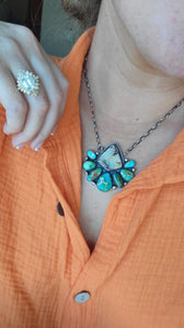 The Thunderhorse Cluster Necklace
