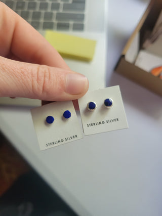 Gina - Lapis studs ($29 & $79)