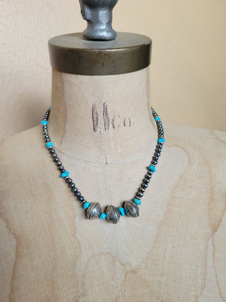 The McCabe Pearls in Turquoise