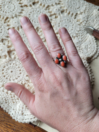 The Sagebrush Ring - Sz 6 - Coral