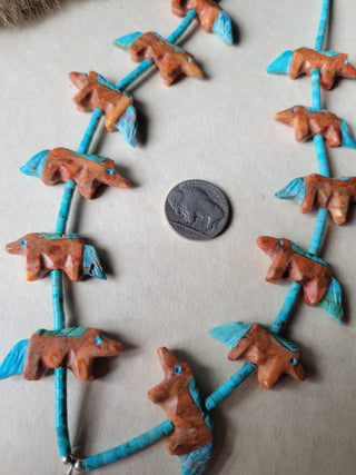 Wild Mustang Fetish Necklace - B