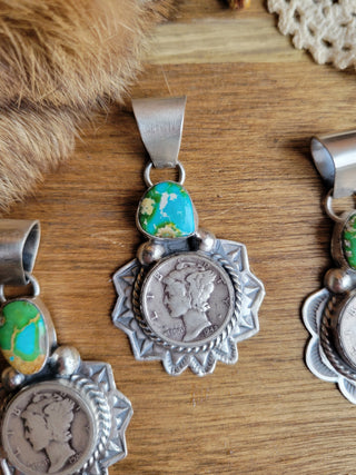 The Winnebago Dime Pendant - Sonoran