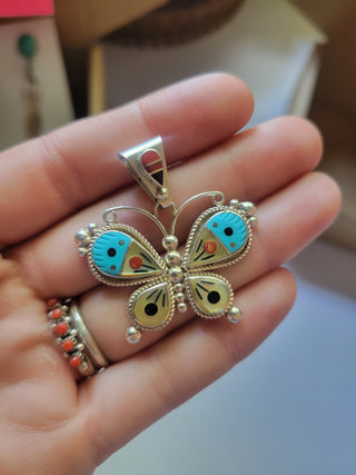 Bug - butterfly pendant