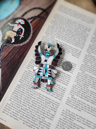 Vintage Zuni Knifewing Pin