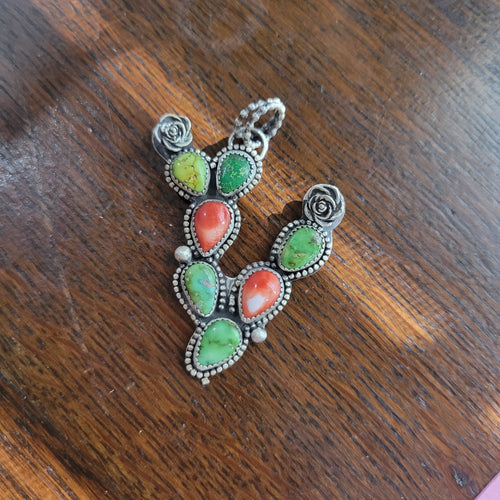 Custom Cactus Pendant