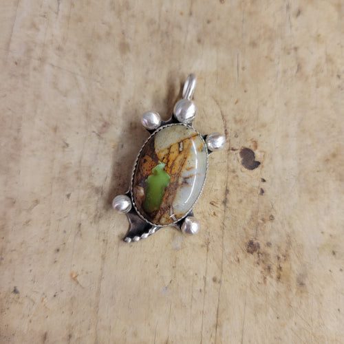 Custom Royston Turtle Pendant