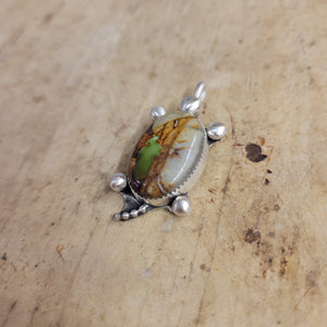 Custom Royston Turtle Pendant